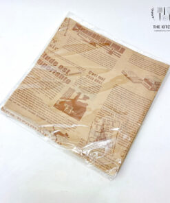 กระดาษไขรองอบ (1 แพ็ค 100 แผ่น ) ห่อขนม 4 เหลี่ยม แผ่นรองอบขนม baking paper 2 สี 3 ขนาด