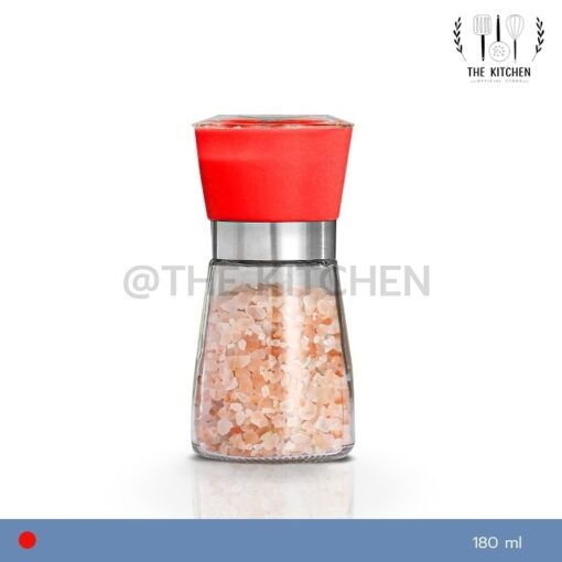 ขวดบดพริกไทย The Kitchen 180ML ขวดบดพริกไทยเม็ด ขวดบด พริกไทย เกลือ มีฝาปิด ไร้สารตะกั่ว
