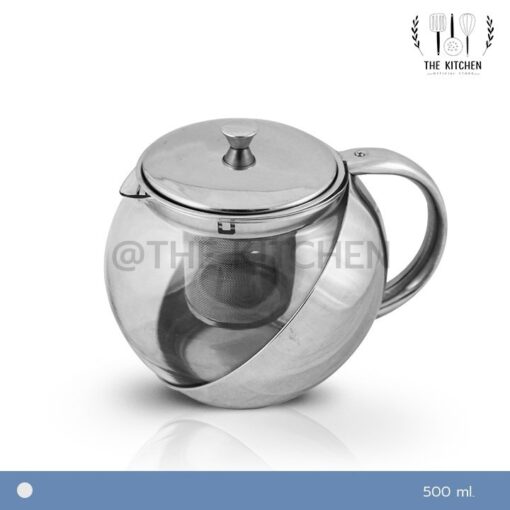 กาชงชา The Kitchen กาน้ำชา (สแตนเลส) ของแท้ FOFO พร้อมไส้กรอง สำหรับกรองชา 500-750 ml